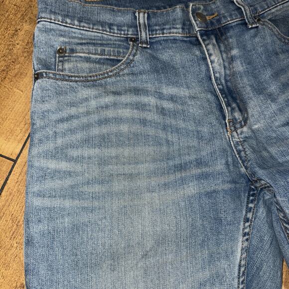 Cheap Monday Tight Skinny Fit Jeans Blue Distressed Wash 32x32 - Picture 6 of 9